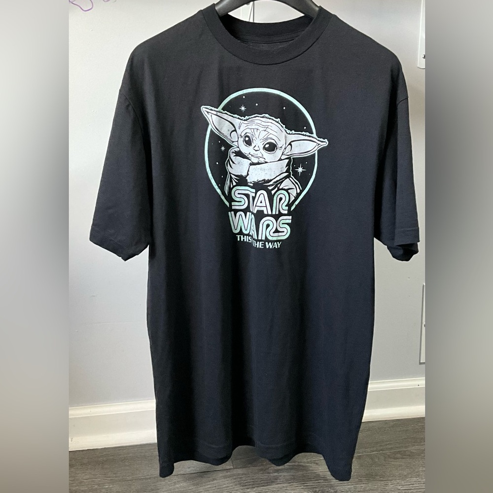 Star Wars the Mandalorian Baby Yoda T-Shirt This Is the Way,1XLT